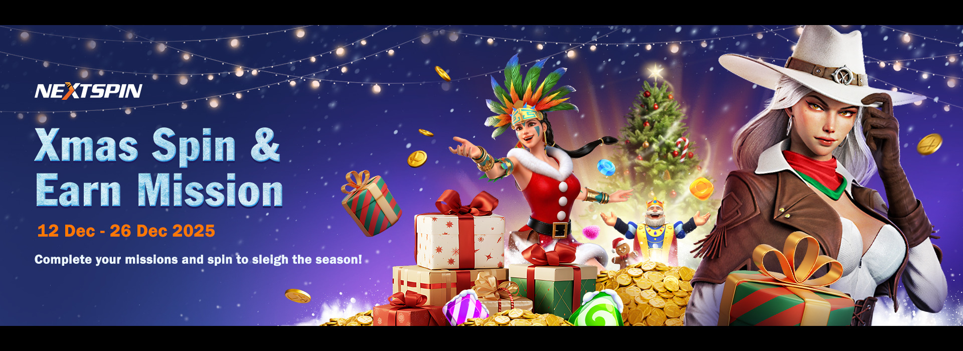 NextSpin - Xmas Spin & Earn Mission